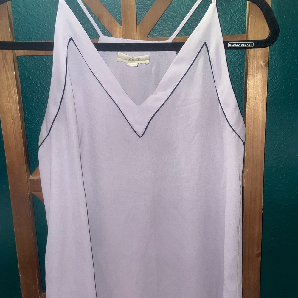 LOFT Lavender Blouse Tank